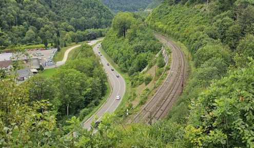 Bild Geislingen Bahn + B10